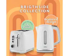 Sunbeam Brightside 2-Slice Toaster - White/Silver TAP1002WH
