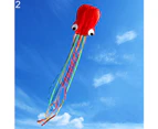 Bestjia 3D 4M Single Line Stunt Octopus Power Sport Flying Kite Kids Outdoor Activity - 10#