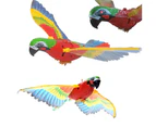 Bestjia Funny Kids Electric Wire Parrot Bird Toy with Light Music Simulation Messenger