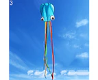 Bestjia 3D 4M Single Line Stunt Octopus Power Sport Flying Kite Kids Outdoor Activity - 7#