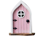 Pixy door, fairy door, mouse door, elf door made of wood to open with funny pixy, handicraft door 3D decoration