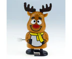 12Pcs Christmas Wind Up Toy Elk Snowmen Santa Claus Clockwork Toy Jumping Toys for Kids Party Favors Style 2