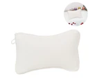 Bath Pillow with 2 Suction Cups Neck Pillow Made of Polyester Quick Drying Easy Cleaning - Comfort Bath Pillow