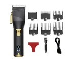 Hair Clippers for Men-Professional Hair Clippers,Cordless Barber Clippers Hair Cutting Kit with LED - Black