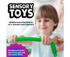 Upgrade Tubes Sensory Toys, Fine Motor Skills Toddler Toys,  Toys for Sensory Kids and Learning Toys