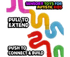 Upgrade Tubes Sensory Toys, Fine Motor Skills Toddler Toys,  Toys for Sensory Kids and Learning Toys