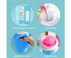 Upgrade Slushie Maker Cup,Magic Quick Frozen Smoothies Cup Cooling Cup,Double , Blue