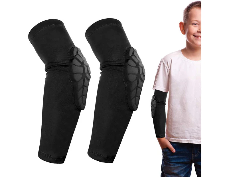 Kids/Youth Sports Honeycomb Compression Knee Pad Elbow Pads Guards Protective Gear
