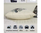 Printed Throw Pillow Case Cushion Cover Soft Cotton Linen Cushion Covers for Home Decoration,