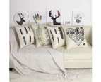 Printed Throw Pillow Case Cushion Cover Soft Cotton Linen Cushion Covers for Home Decoration,