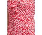 All About Eve Women's Cherrie Shirred Dress - Print