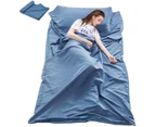 Sleeping Bag Liner Travel Camping Sheet Lightweight Hotel Sheet Compact Sleep Bag Sack Lightweight Breathable Liners