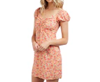 All About Eve Women's Ruby Floral Shirred Dress - Print