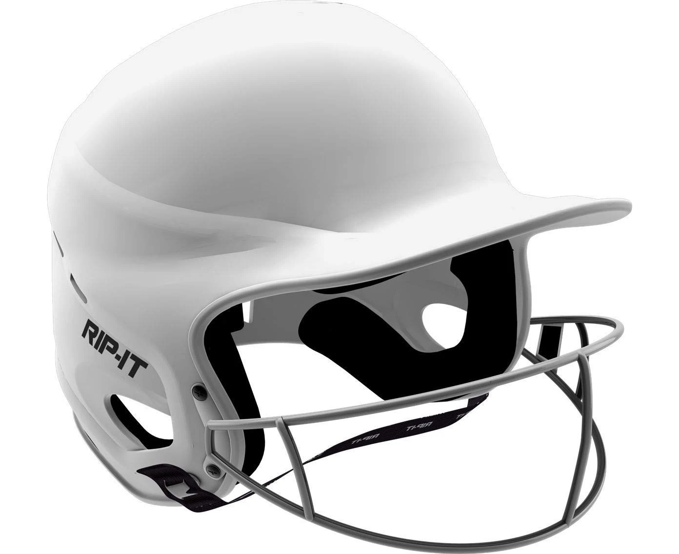 (Small/Medium, White) - Rip-It Vision Pro Matte Softball Helmet