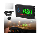 Nirvana Car GPS Digital Speedometer Head-up Display HUD Windshield Projector USB Charger