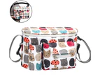 Baby Stroller Organizer with Insulated Cup Holders Universal Fit
