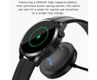 New NFC Bluetooth Call Smart Watch Men Women 1.32Inch 390*390 HD Pixel Dynamic Watch Face Sports Waterproof Smartwatch Man - Silver steel belt