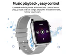 New G16 Bluetooth Call Smart Watch Men Fitness Tracker Rotary Button Passcode Lock Screen Waterproof Smartwatch women+Box - Pink