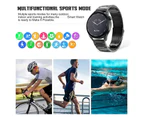 New Men Bluetooth Call Smart Watch 450*450 Watch 3 HD Custom Dial Full Touch IP68 Waterproof Heart Rate Smartwatch Women - Gray silicone