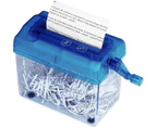 Portable Mini Manual Paper Shredder for Home Use，with Portable Handle