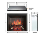 Primo 2000w 26 Electric Fireplace Insert