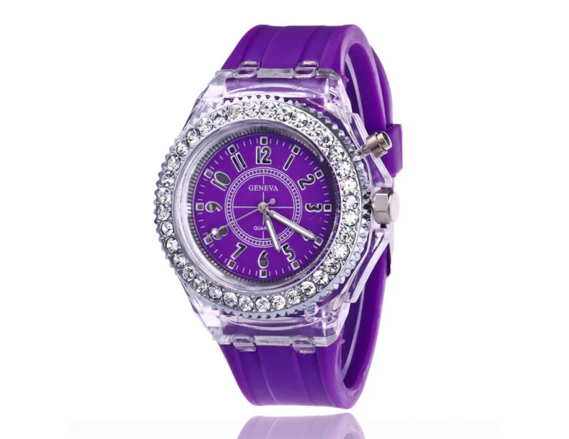 Geneva deals purple watch