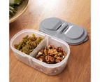 Food Container Food Grade Dust-proof PP Airtight Visible Food Storage Container for Home Grey