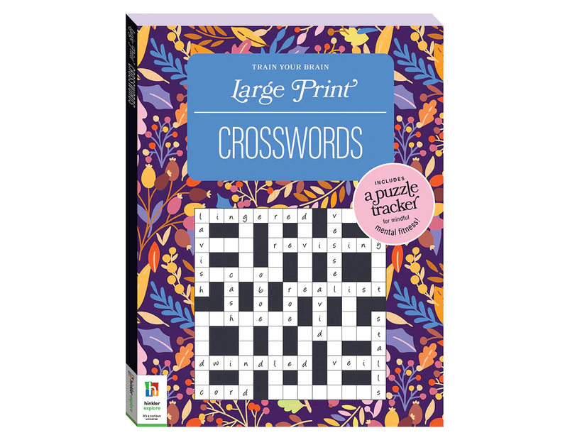 Large Print Puzzles Series 3: Crossword Book