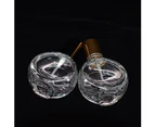 10ml Clear Reusable Refillable Travel Perfume Atomizer Glass Pump Spray Bottle Silver