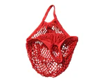 Large Mesh Net Turtle Bag Durable String Shopping Bag Fruit Storage Handbag Tote Black