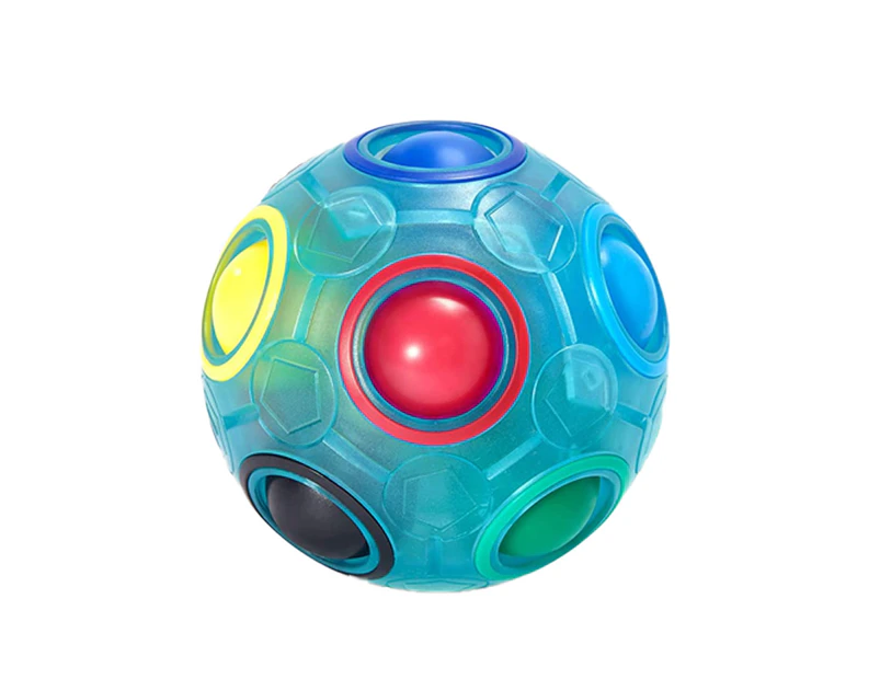 Magic Rainbow Puzzle Ball, Fidget Ball Puzzle Game Fun Stress Reliever Magic Ball
