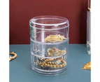 Rotating Jewelry Box Durable Full Coverage Convenient Useful Storage Box for Living Room 3
