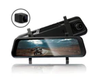 Nirvana SET-935A Dash Cam Drive Recorder Dual Lens Full High Clarity Rearview Mirror 9.7Inch 1080P Car DVR for Automobile