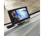 Nirvana Reversing Monitor 2 Way Video Input High Clarity TFT LCD 5-Inch Car Backup Camera Rear View System for SUV