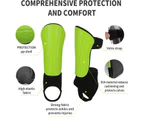 Soccer Shin Guards, Slip and Slide Protective Soccer Gear for Youths and Adults, Padded Shin Protection Equipment