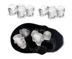 3D Skull Ice Mold Tray, Super Flexible High Grade Silicone Ice Cube Molds for Whiskey, Cocktails, Beverages