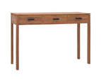 Office Desk 110x40x75 cm Solid Teak Wood
