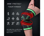 1pcs Ribbon Knitted Knee Protection, Basketball Football Fitness Running Walking Knee Pad Non-slip with Tie Knee