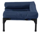Charlie’s Trampoline Bolster Sofa Pet Bed - Blue