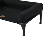 Charlie’s Trampoline Bolster Sofa Pet Bed - Black