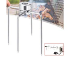 BBQ Grill Rotisserie Spit Chicken Forks X 2,Fits 10MM Square Spit Rods