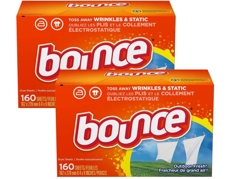 Bounce Fabric Softener Dryer Sheets Outdoor Fresh - 320 pack
