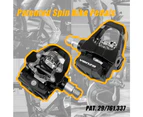 VENZO Compatible with Shimano SPD-SL & Shimano SPD System for Indoor Fitness Exercise Bike Bicycle Pedals & Cleats with 9/16" Heavy Duty Spindles