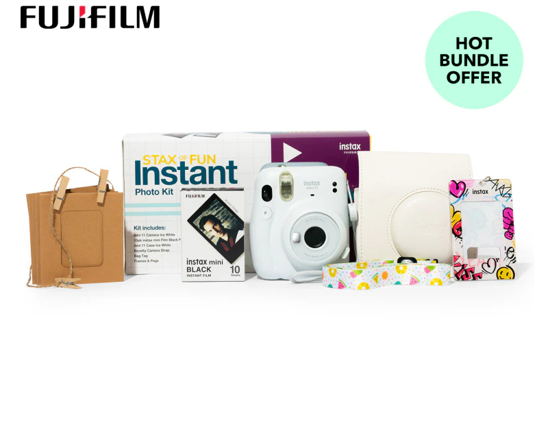 Fujifilm Stax of Fun Instant Photo Kit - Ice White