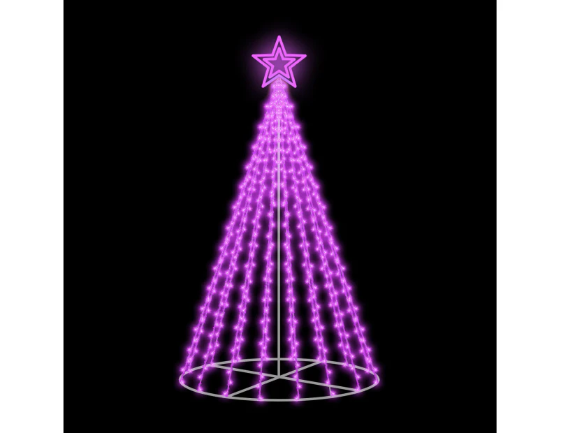3D LED Christmas Tree PINK 1.3m - Pink
