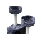 Cat Tree 126cm Trees Scratching Post Scratcher Tower Condo House Furniture Wood