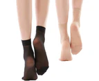 10 Pairs Women's Ankle High Sheer Socks,Skin color - Skin