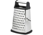 Professional Box Grater, Stainless Steel with 4 Sides, Best for Parmesan Cheese, Vegetables, Ginger, XL Size