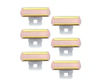 Women Shaver Replacement Heads for Finishing Touch Flawless Body Rechargeable Ladies Shaver Hair Remover Heads (6PCS)