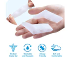 Toe Spreader Small Toe, [6x] Silicone Toe Spacer for Overlapping Toes, Fast Pain Relief